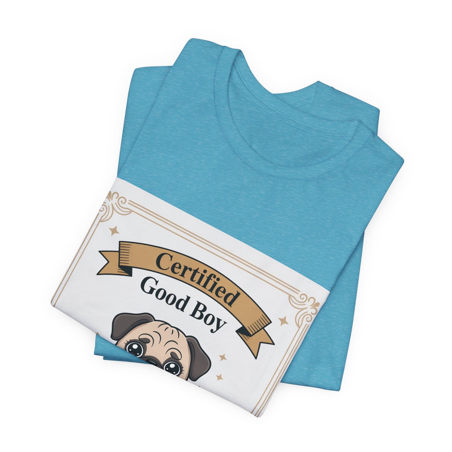 Certified Good Boy - Funny Pug T-Shirt for Dog Lovers