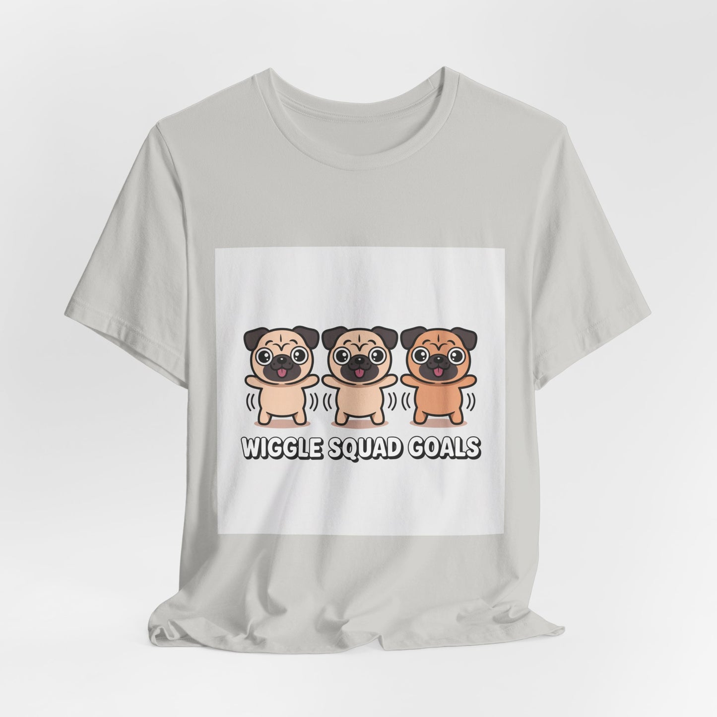Wiggle Squad Goals - Funny Pug T-Shirt for Dog Lovers