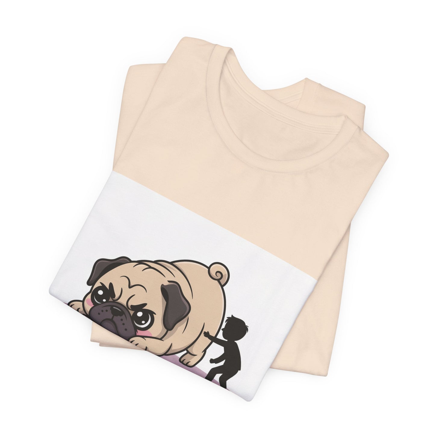 Running Late Because Pugs - Funny Pug T-Shirt for Dog Lovers