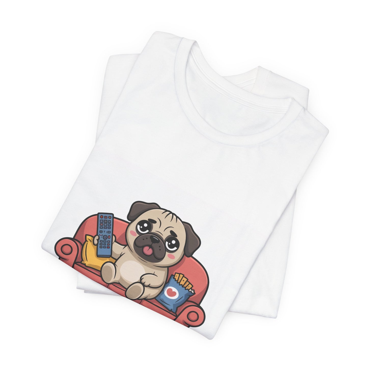 Professional Couch Potato - Funny Pug T-Shirt for Dog Lovers