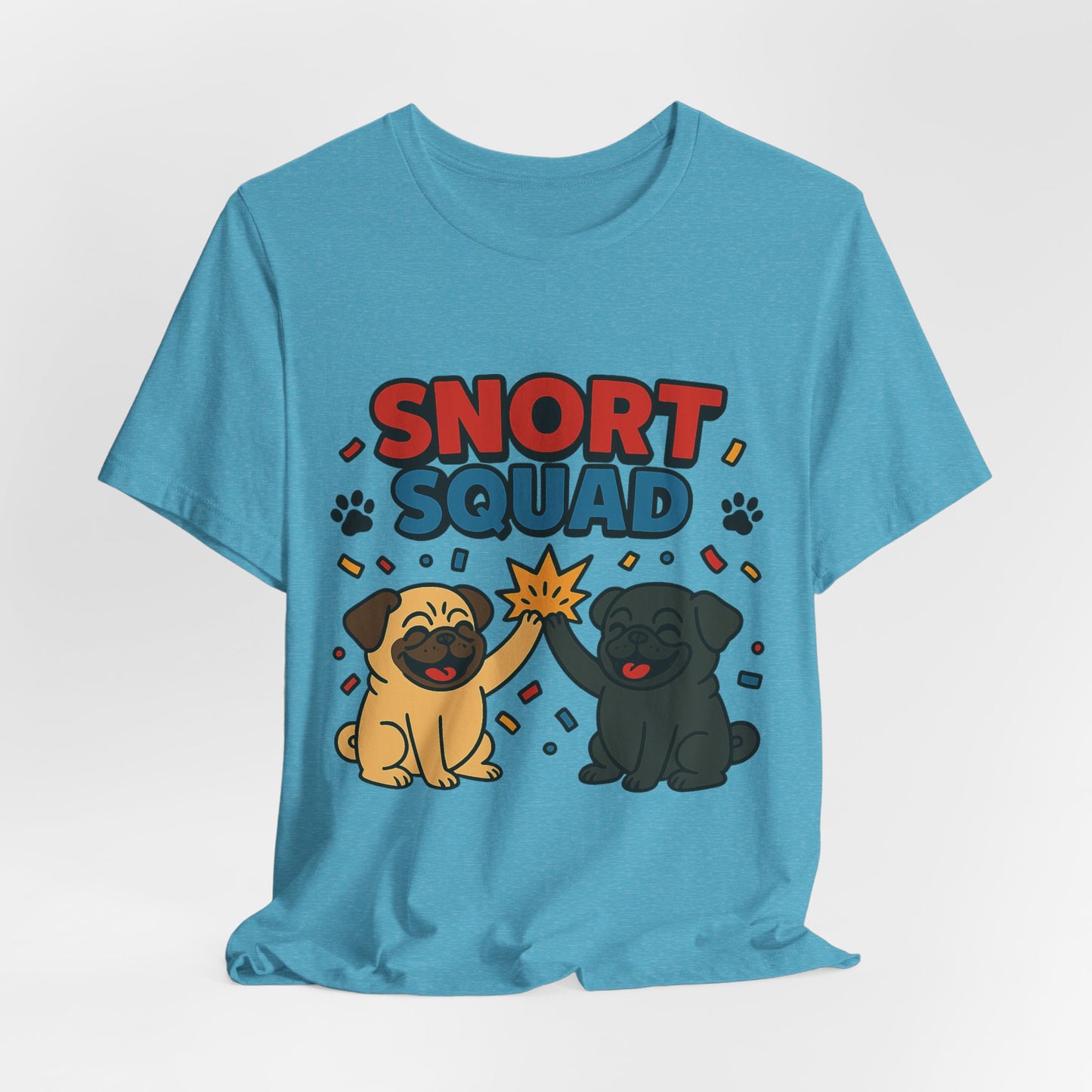 Snort Squad Pug Tee - Funny Pug T-Shirt for Dog Lovers