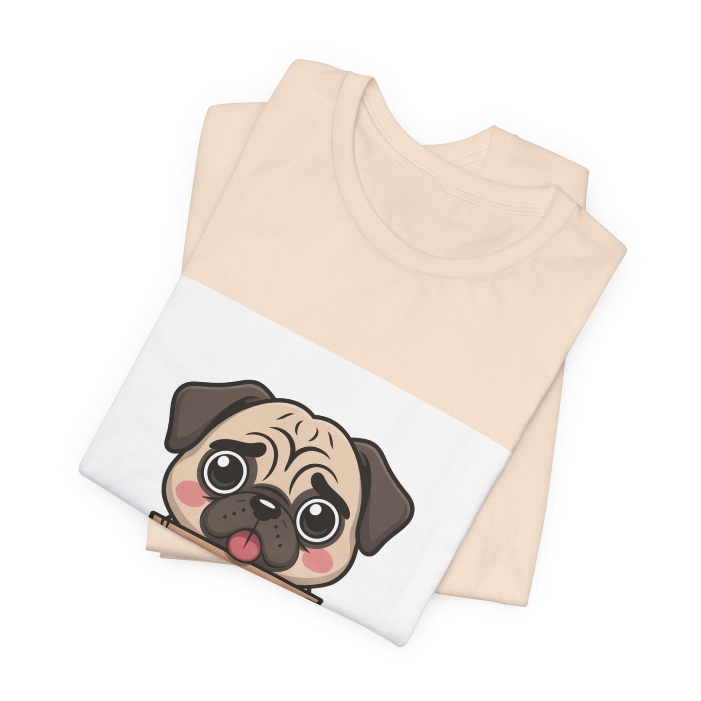 Will Work For Treats - Funny Pug T-Shirt for Dog Lovers