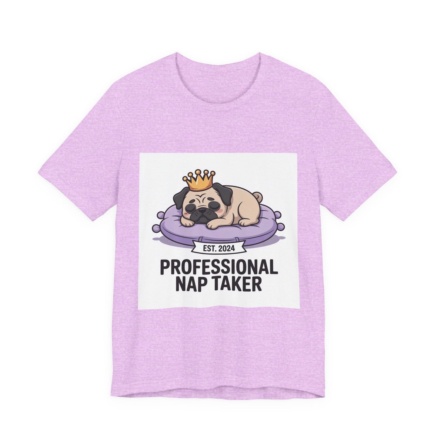 Professional Nap Taker - Funny Pug T-Shirt for Dog Lovers