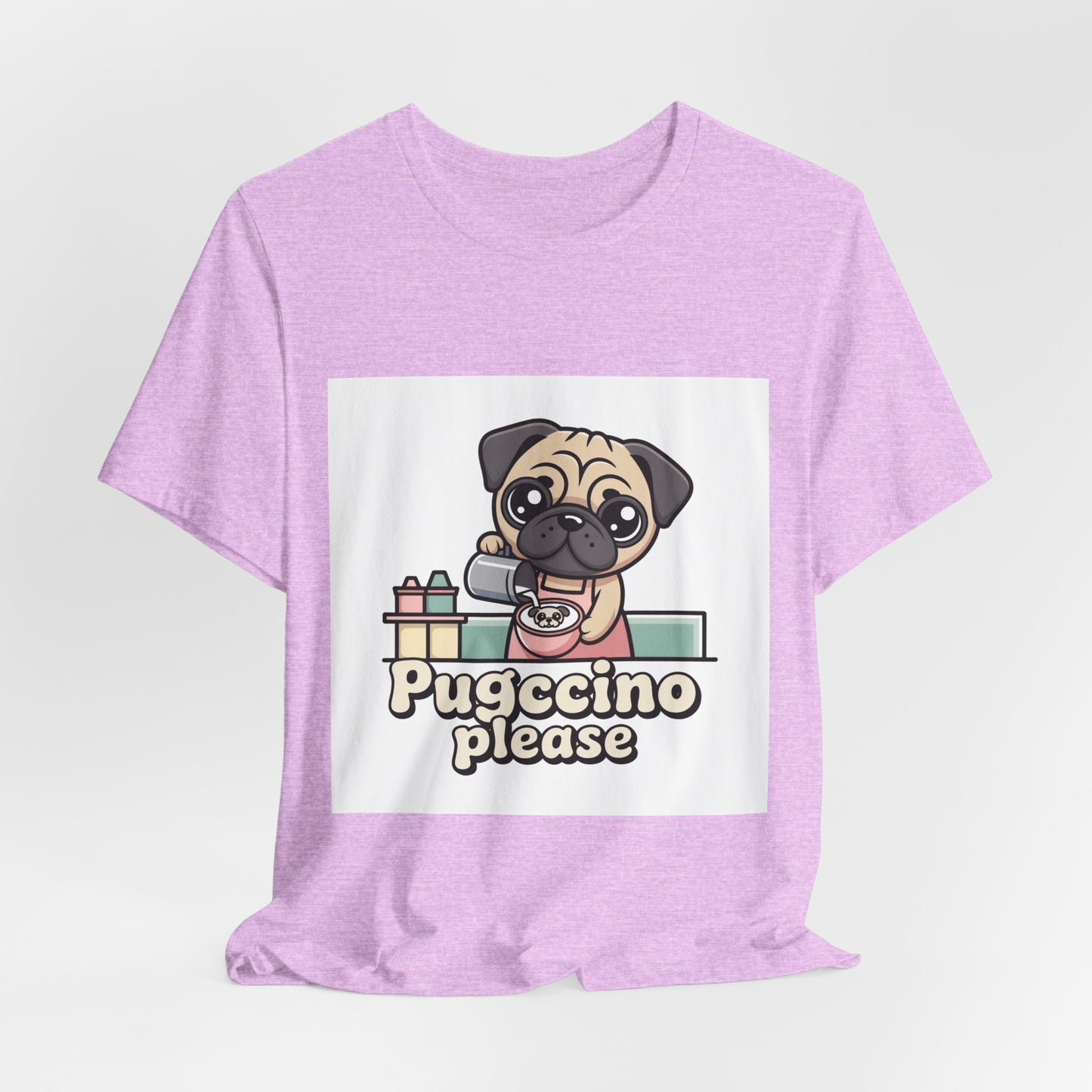 Pugccino Please - Funny Pug T-Shirt for Dog Lovers