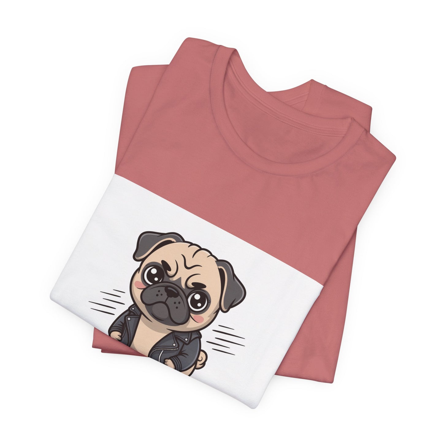 Born To Wiggle Forced To Walk - Funny Pug T-Shirt for Dog Lovers
