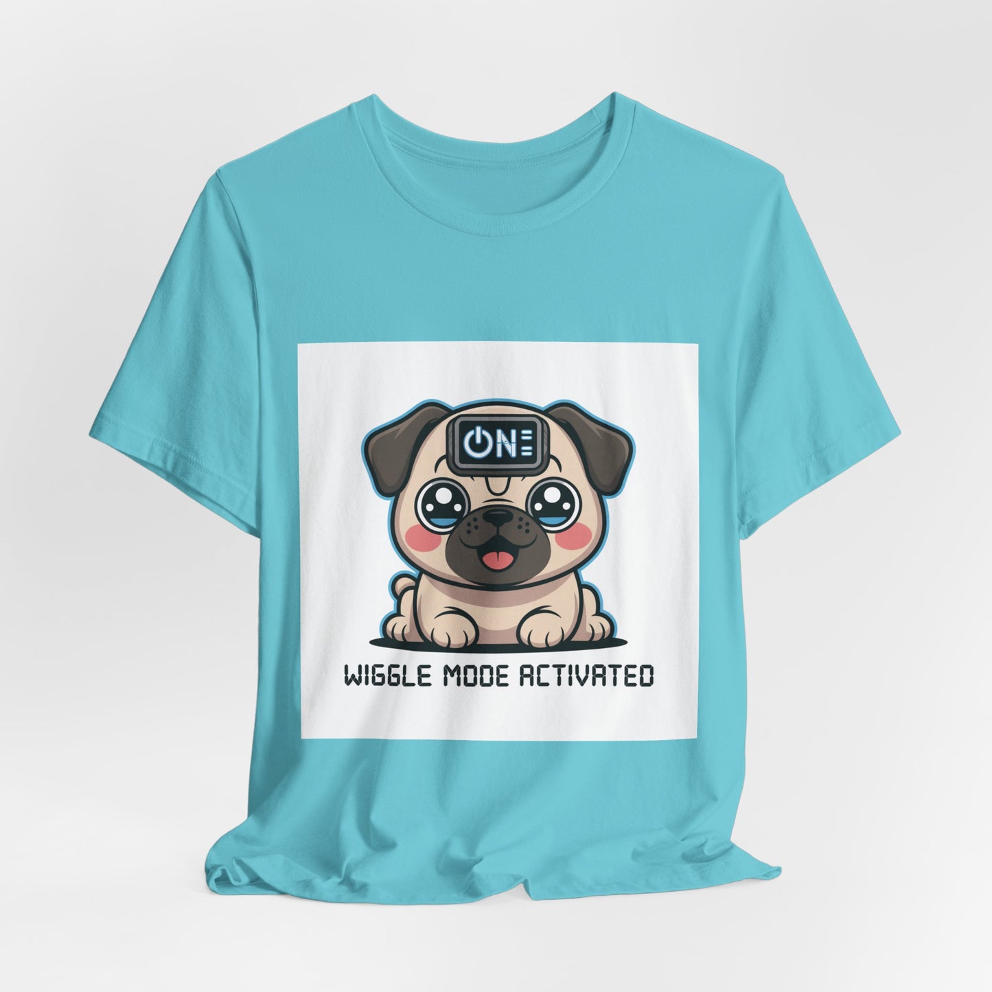 Wiggle Mode Activated - Funny Pug T-Shirt for Dog Lovers