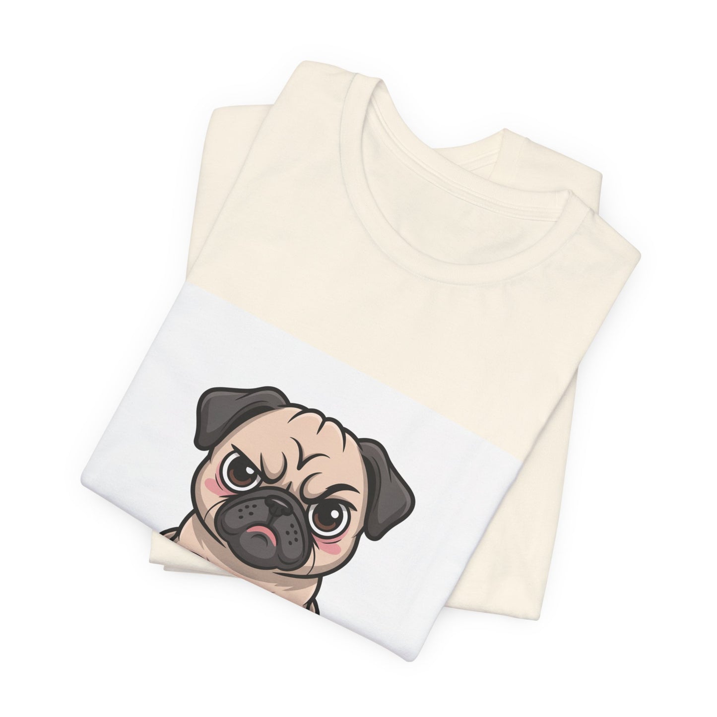 Resting Pug Face - Funny Pug T-Shirt for Dog Lovers