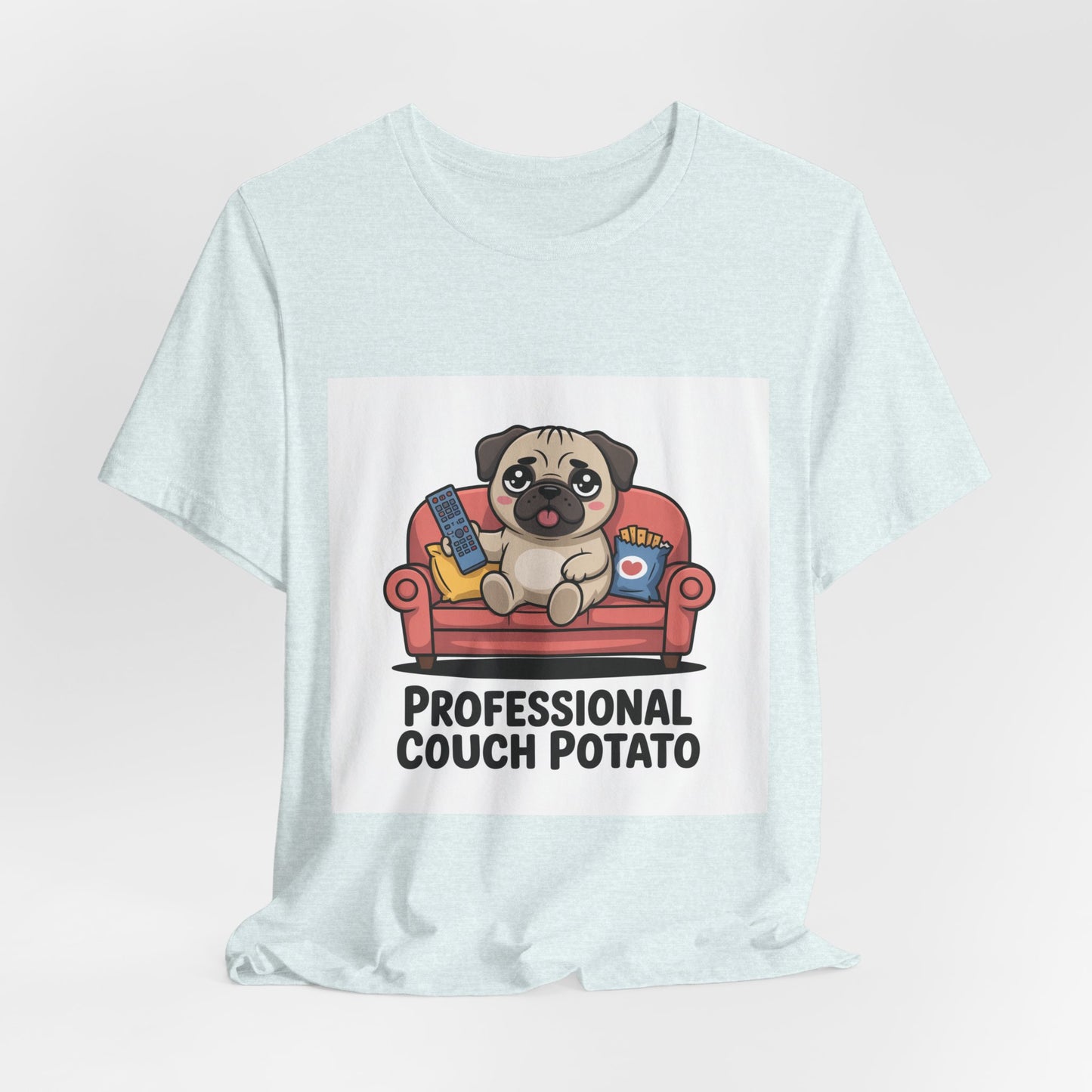 Professional Couch Potato - Funny Pug T-Shirt for Dog Lovers
