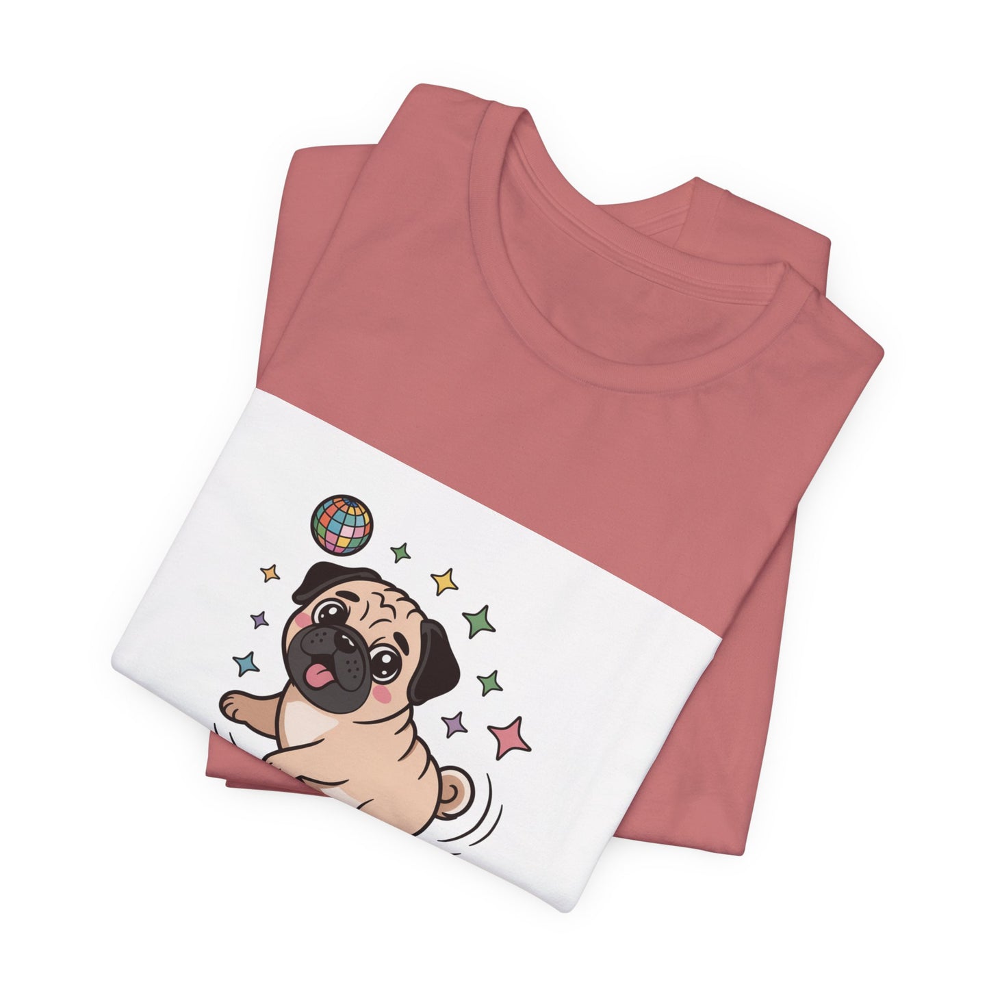 Can't Stop Won't Stop Wiggling - Funny Pug T-Shirt for Dog Lovers