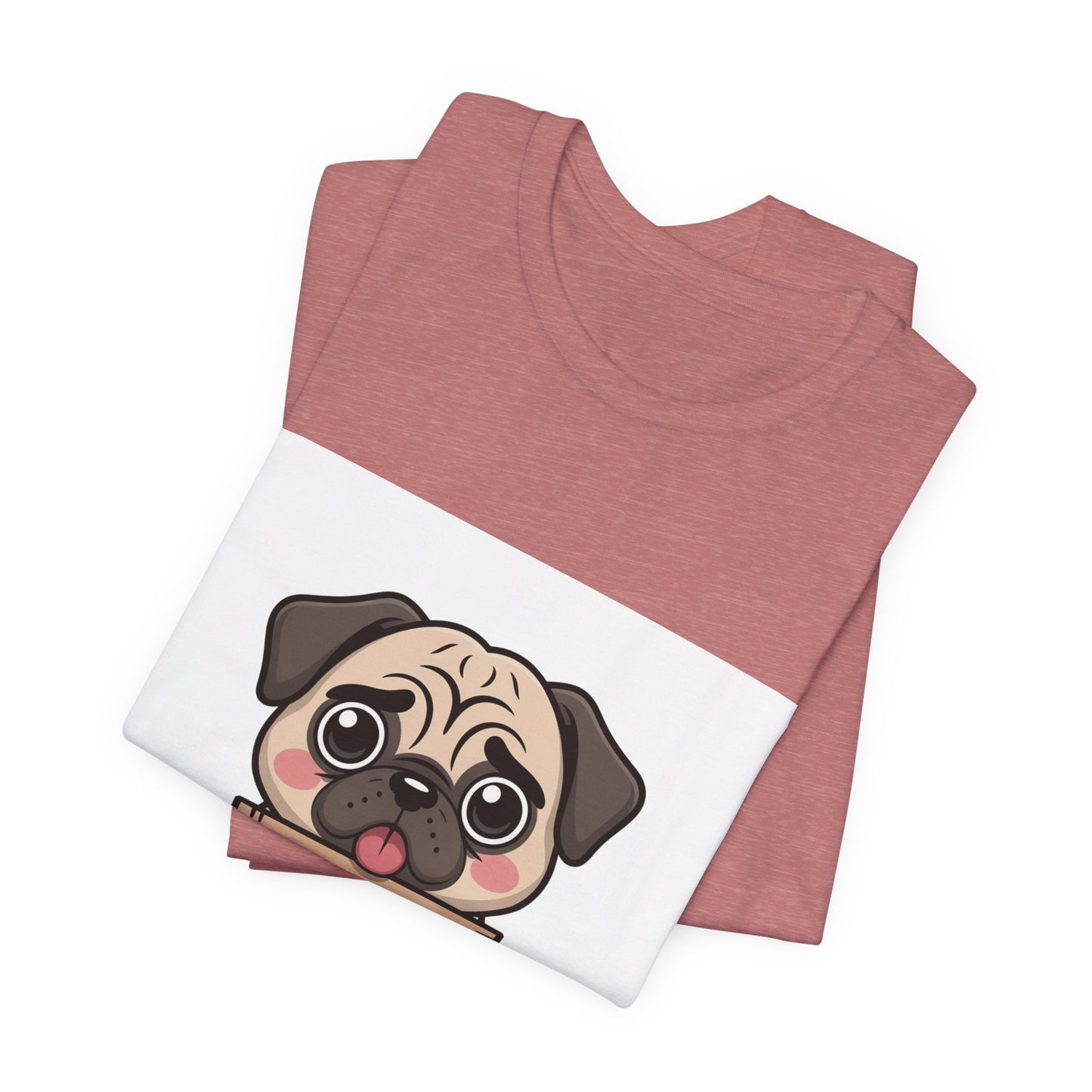 Will Work For Treats - Funny Pug T-Shirt for Dog Lovers