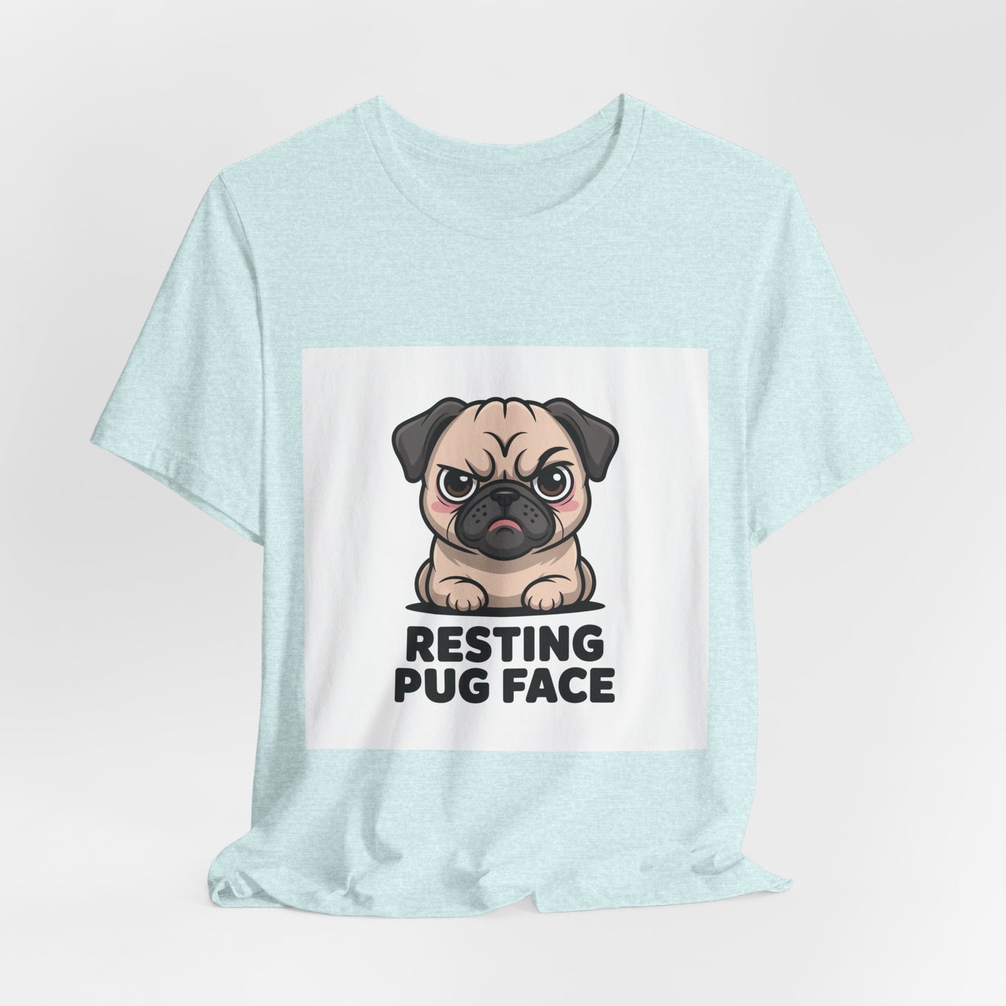 Resting Pug Face - Funny Pug T-Shirt for Dog Lovers