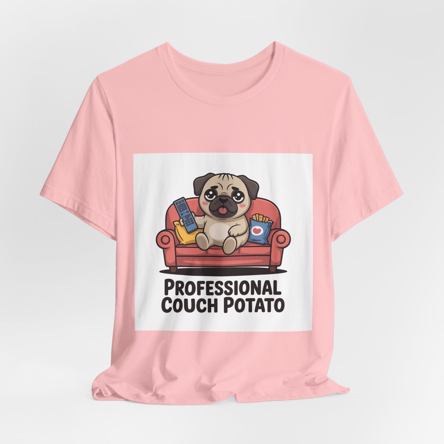 Professional Couch Potato - Funny Pug T-Shirt for Dog Lovers