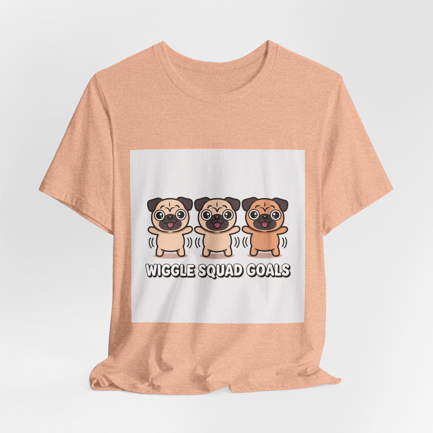 Wiggle Squad Goals - Funny Pug T-Shirt for Dog Lovers