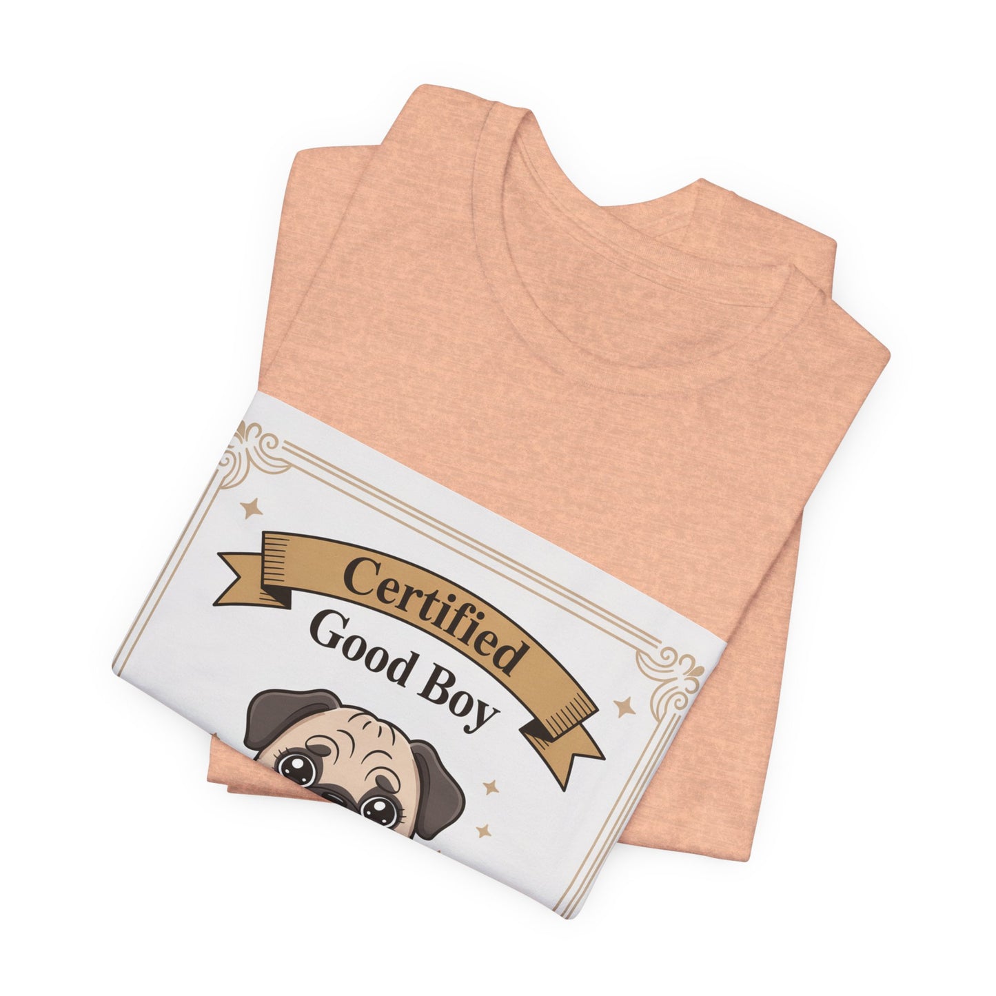 Certified Good Boy - Funny Pug T-Shirt for Dog Lovers