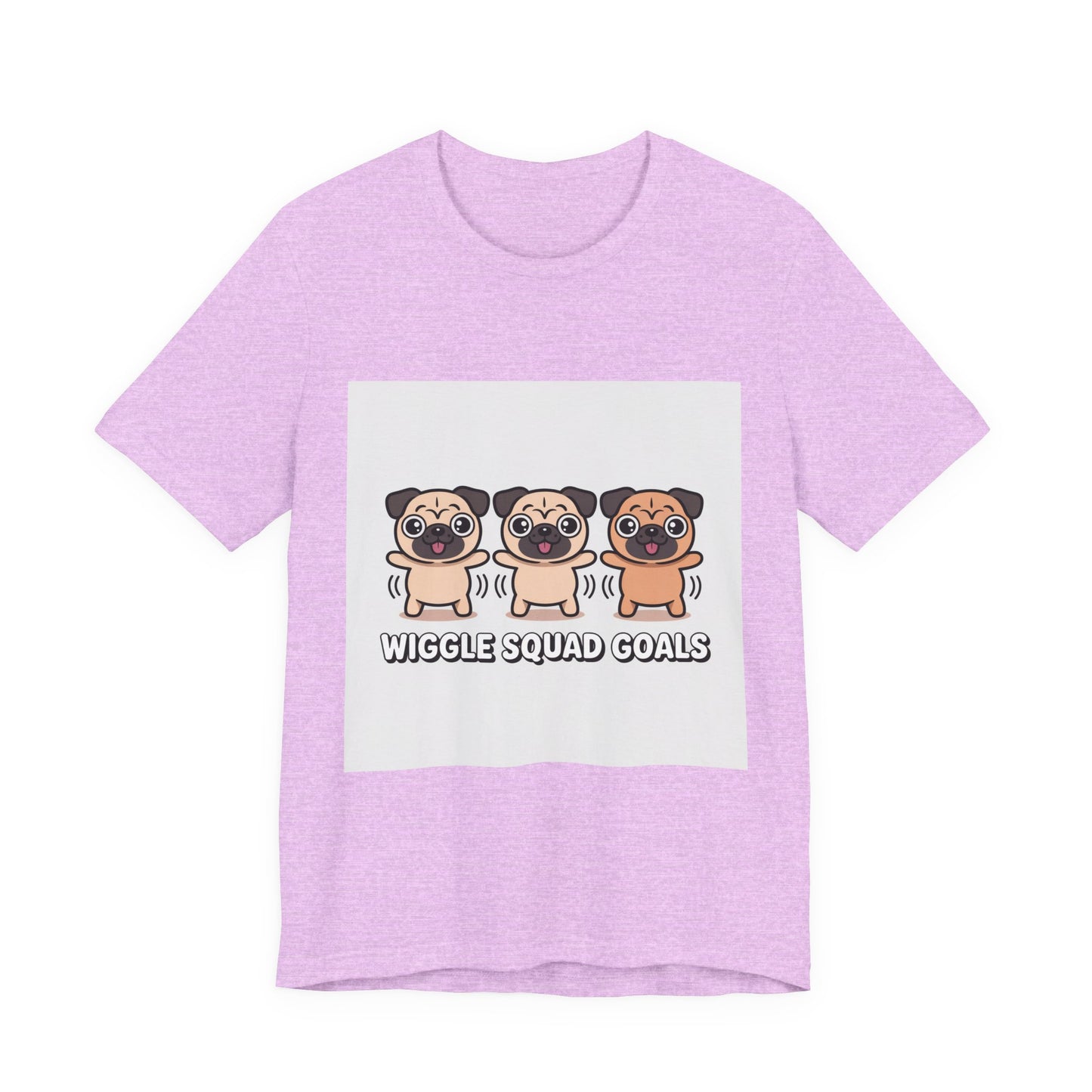 Wiggle Squad Goals - Funny Pug T-Shirt for Dog Lovers