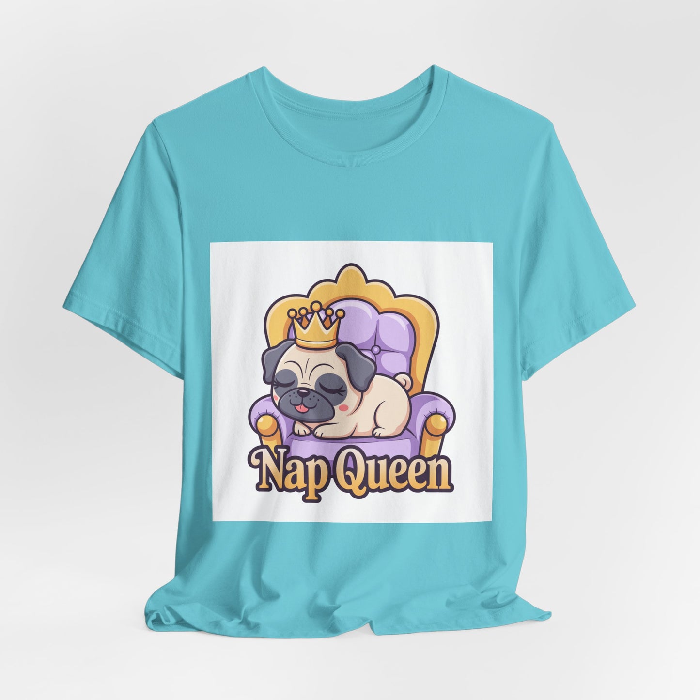 Nap Queen - Funny Pug T-Shirt for Dog Lovers