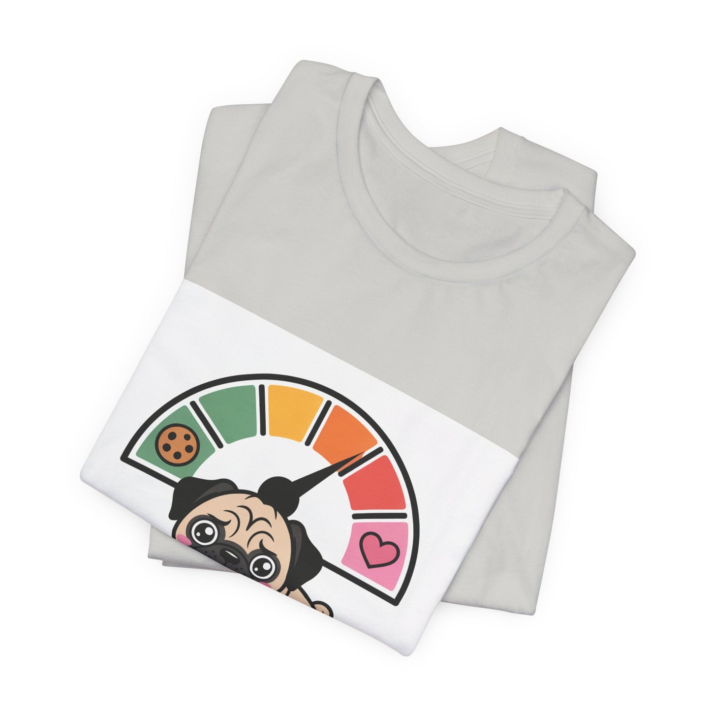 Fueled By Snacks And Cuddles - Funny Pug T-Shirt for Dog Lovers