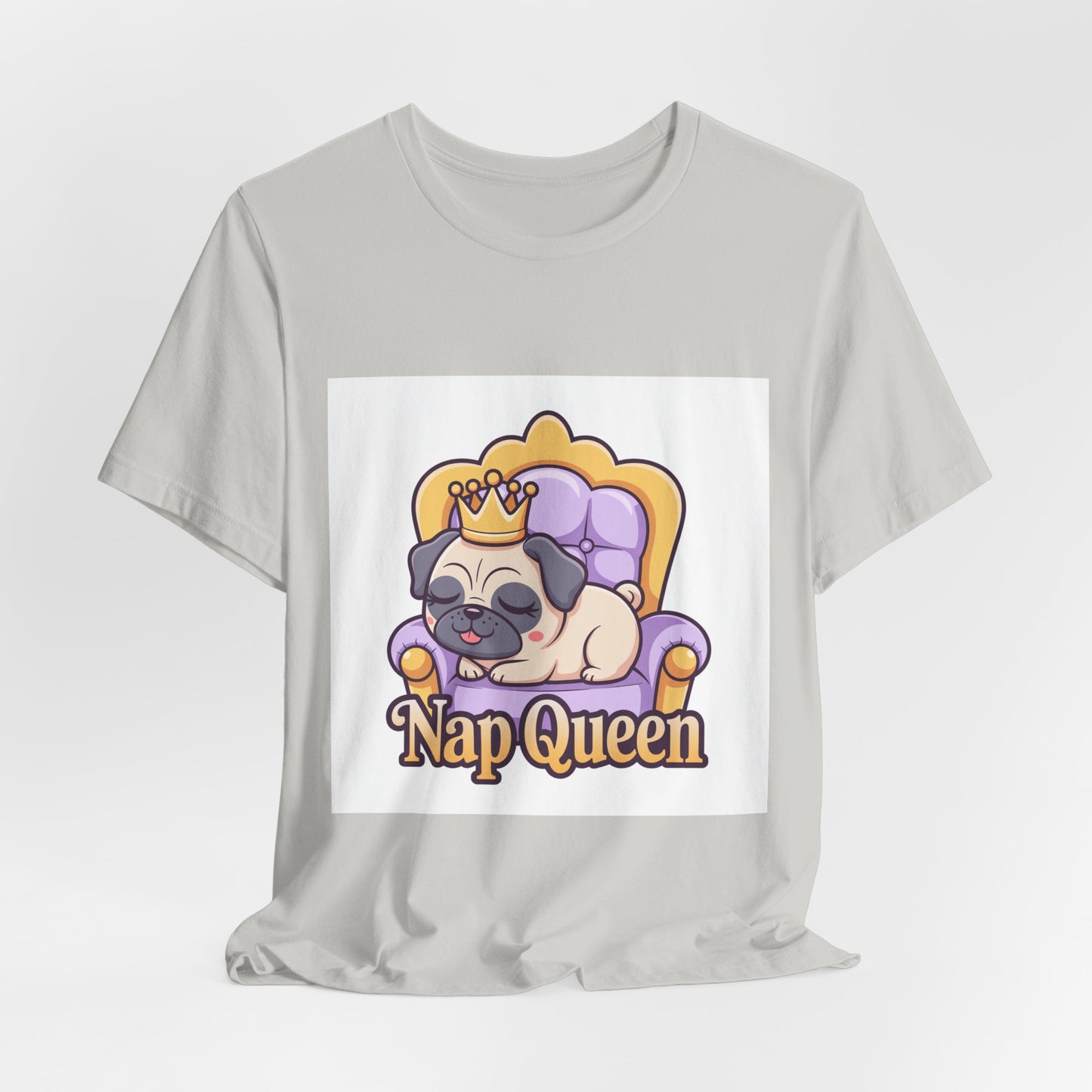 Nap Queen - Funny Pug T-Shirt for Dog Lovers