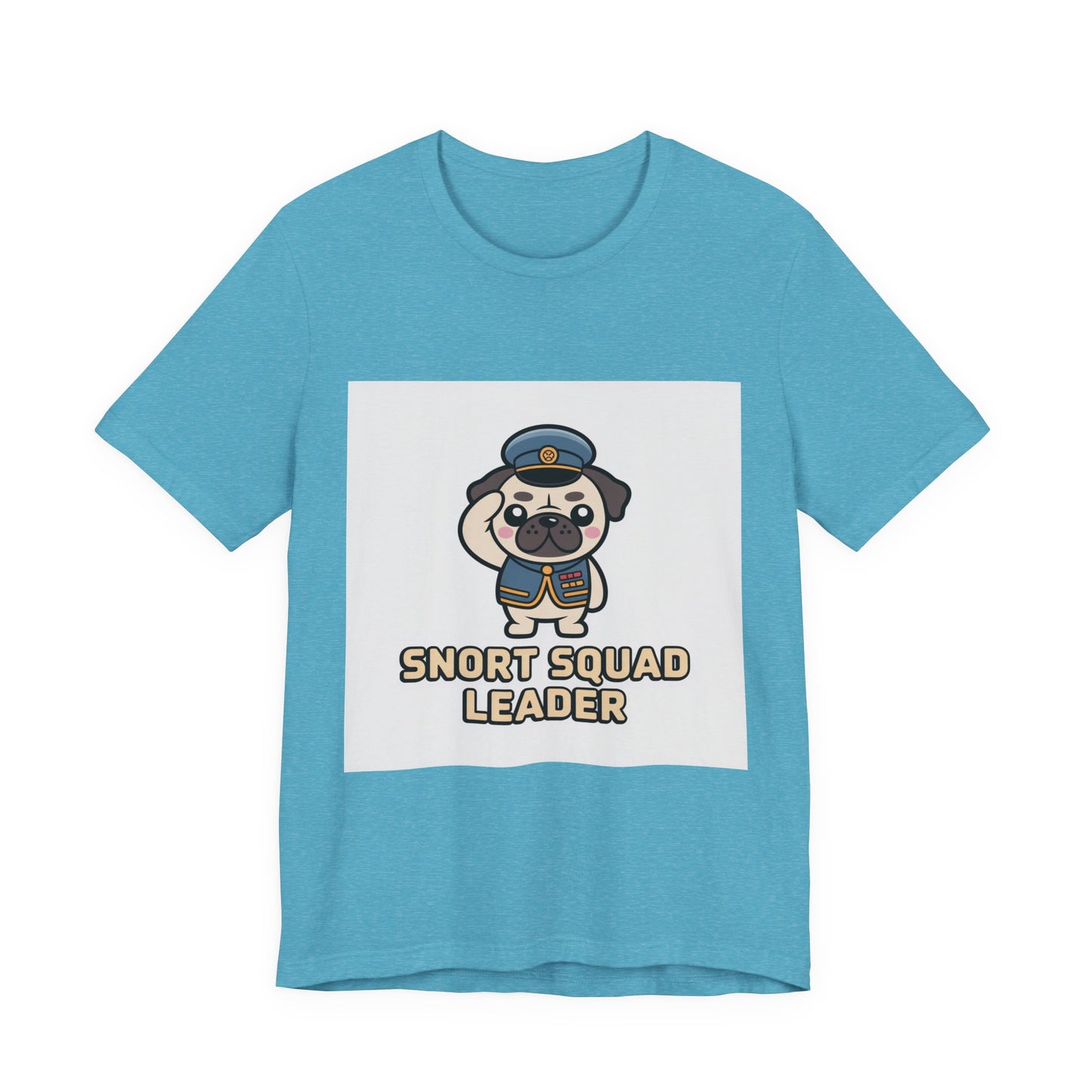 Snort Squad Leader - Funny Pug T-Shirt for Dog Lovers