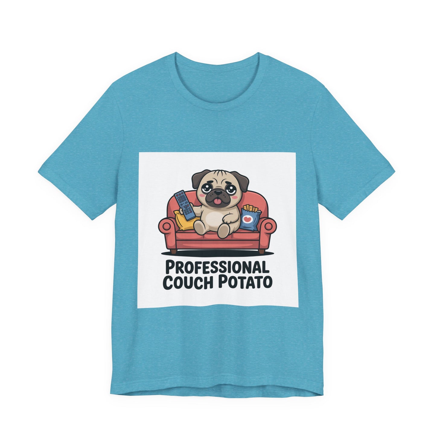 Professional Couch Potato - Funny Pug T-Shirt for Dog Lovers