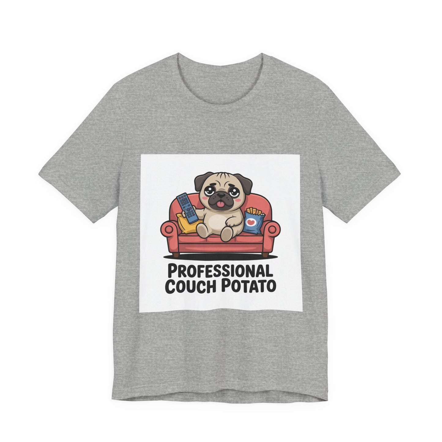 Professional Couch Potato - Funny Pug T-Shirt for Dog Lovers
