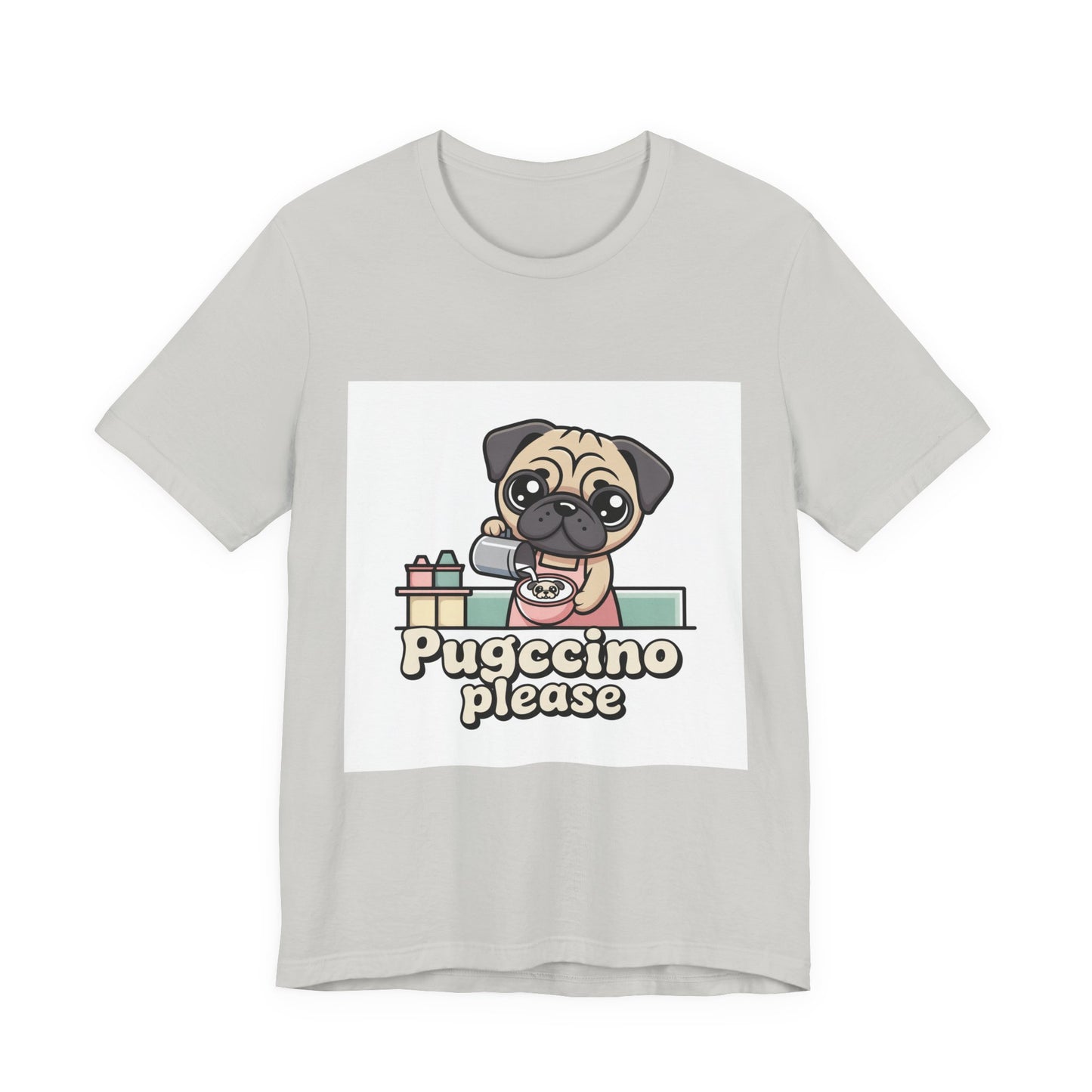 Pugccino Please - Funny Pug T-Shirt for Dog Lovers