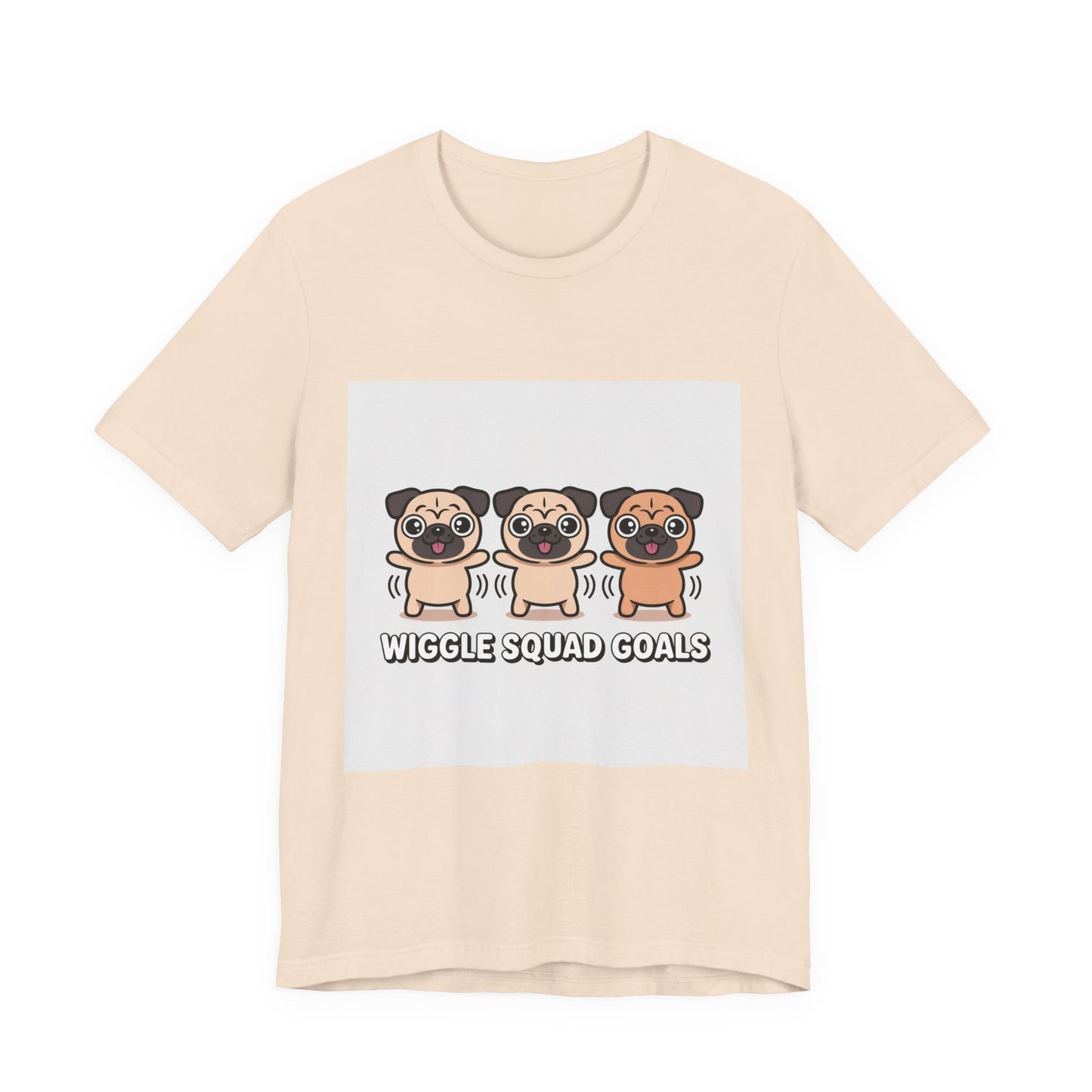 Wiggle Squad Goals - Funny Pug T-Shirt for Dog Lovers