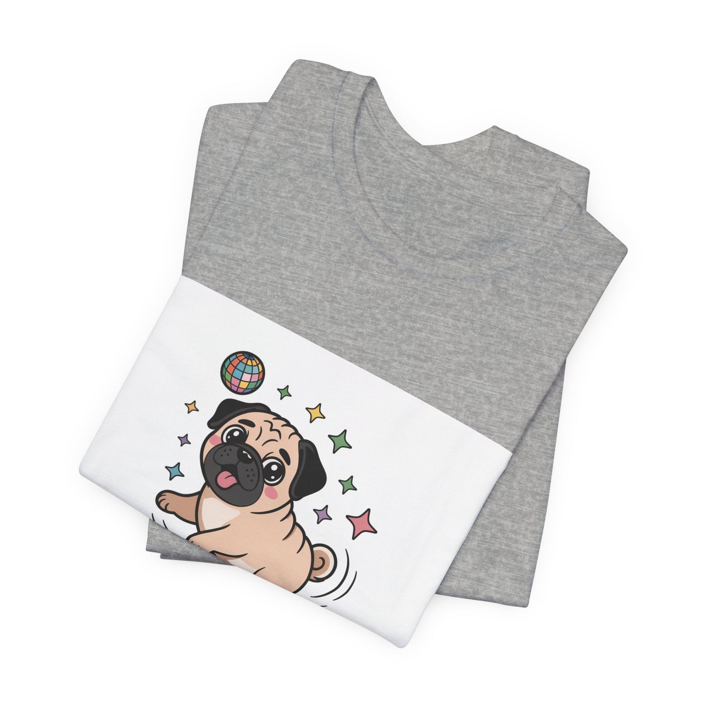 Can't Stop Won't Stop Wiggling - Funny Pug T-Shirt for Dog Lovers