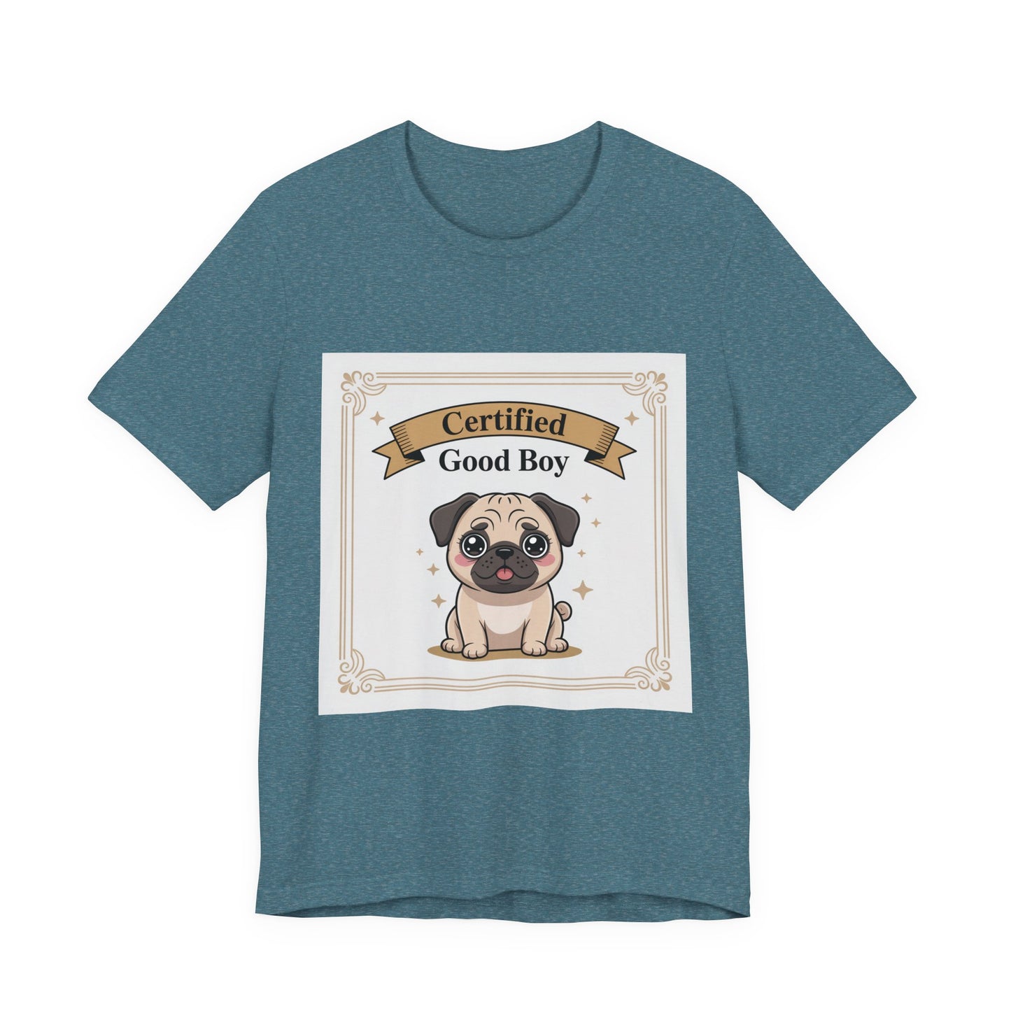 Certified Good Boy - Funny Pug T-Shirt for Dog Lovers