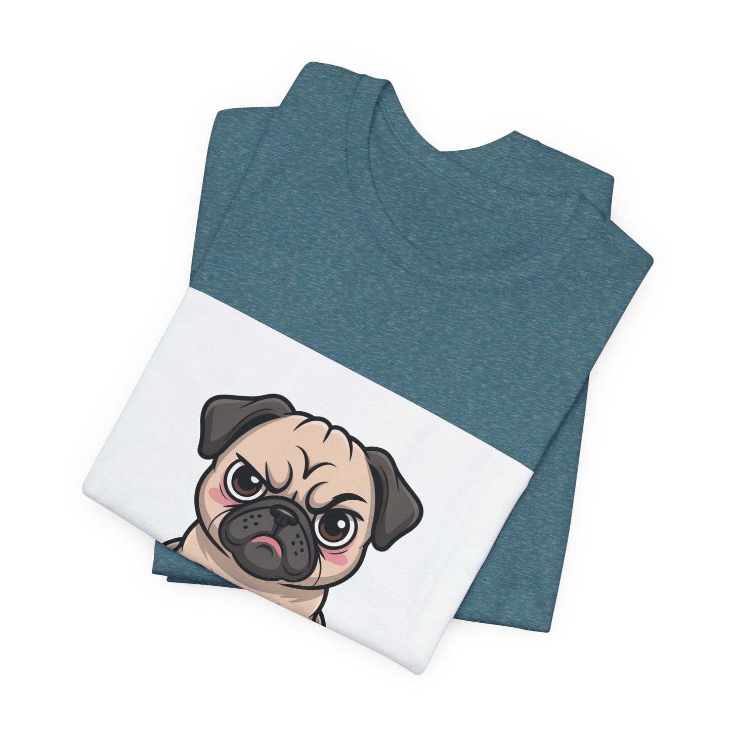 Resting Pug Face - Funny Pug T-Shirt for Dog Lovers