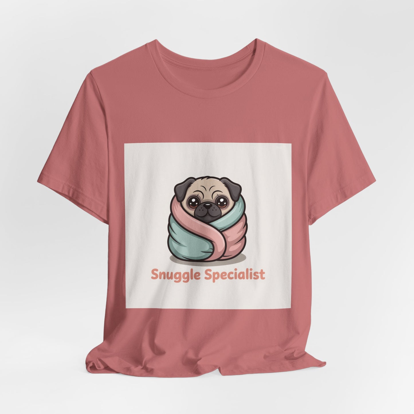 Snuggle Specialist - Funny Pug T-Shirt for Dog Lovers